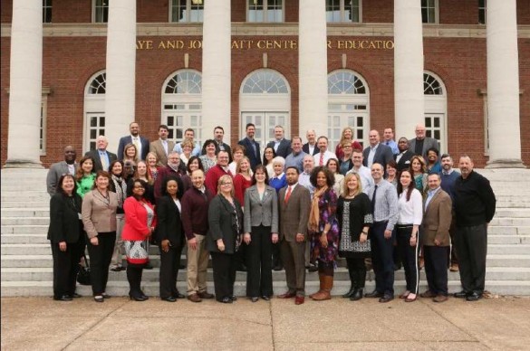 GASL fellows and mentors with Commissioner McQueen