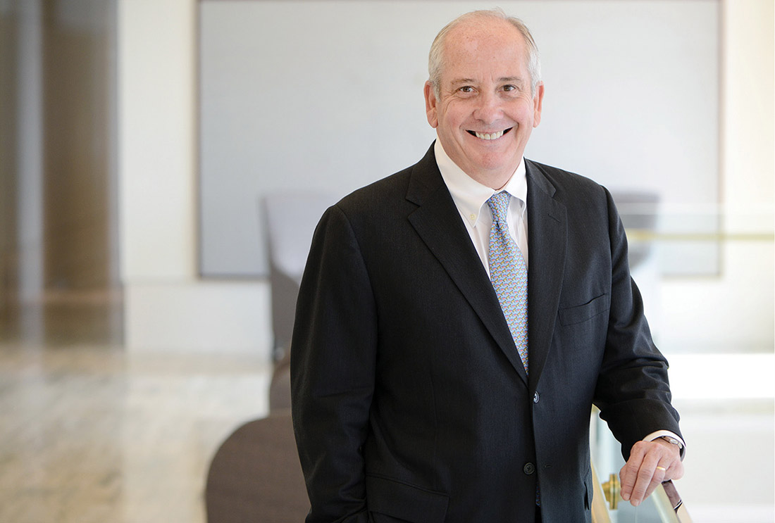 Perry Brandt, who for years has given his time and talents to Vanderbilt, is the new president of the Alumni Association Board of Directors. (BRYAN CAVE LAW FIRM)