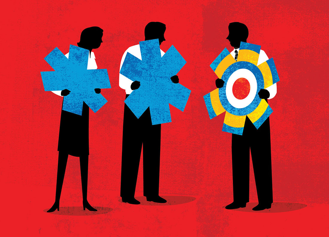 HotSpotting_illustration Illustration showing medical bullseye