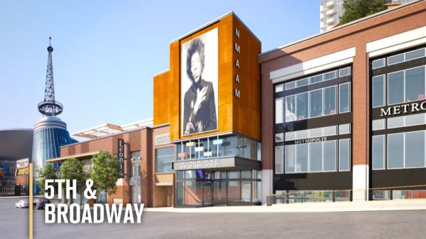 architecutral rendering of National Museum of African American Music