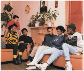 Students at the Black Cultural Center (Lost in the Ivy Archive)