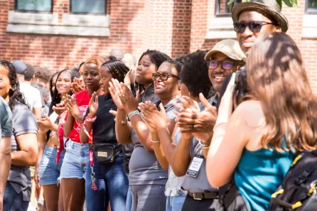Black Cultural Center's 3rd annual Harmabee March. (Susan Urmy/Vanderbilt)