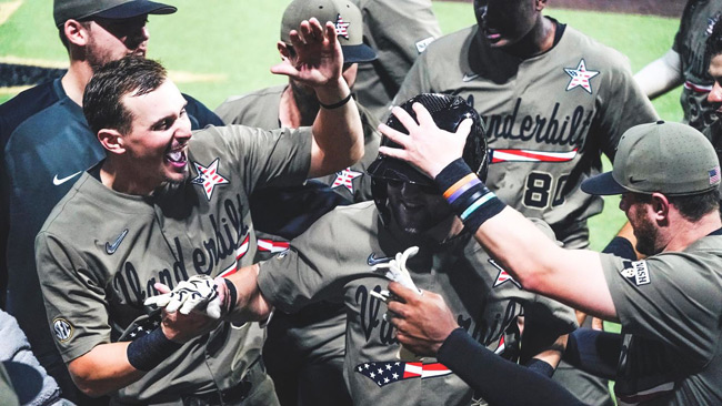 Vanderbilt smacked four home runs en route to capturing the NCAA Nashville Regional with a 12-1 victory against Indiana State on Sunday night at Hawkins Field. The Commodores will advance to play Duke in the NCAA Super Regionals next weekend.