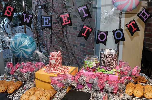 A table of sweets in the Ingram Hall lobby ahead of the Roomful of Teeth concert on March 15. (Vanderbilt University)