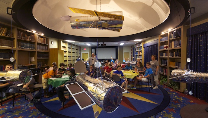 Campers and O'Dell with models