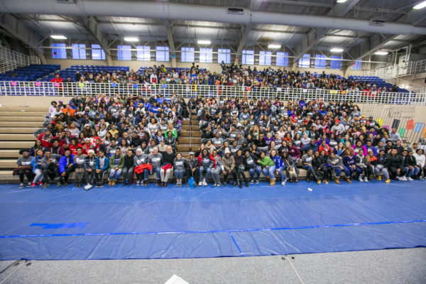 MLK Joint Day of Service at Tennessee State University. (Anne Rayner/Vanderbilt)