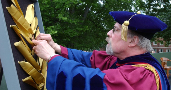 F. Carter Philips serving as Faculty Marshal at Vanderbilt Commencement