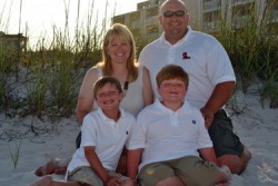 The Pharr family — Kim, Jonathan and their sons Tristan, left, and Isaac — are dedicated to supporting Monroe Carell Jr. Children’s Hospital at Vanderbilt, where Isaac received care to treat heart complications following his birth.