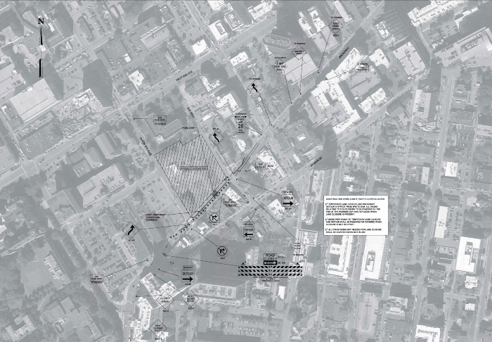 Broadway lane closure