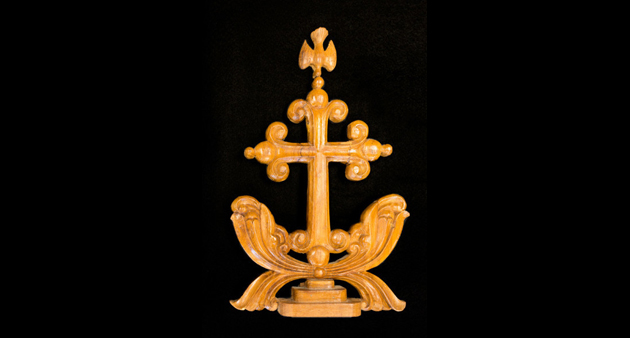 The St. Thomas Cross is a symbol of the shared heritage among the many Syriac denominations in India. (Vanderbilt University)