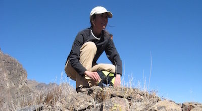 Tiffiny in the field