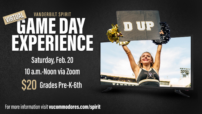 Vanderbilt Spirit Virtual Game Day Experience