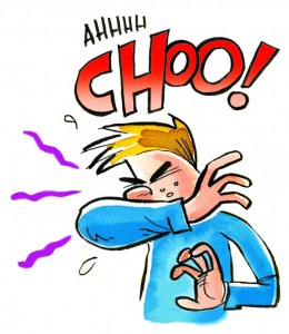 Sneeze-elbow