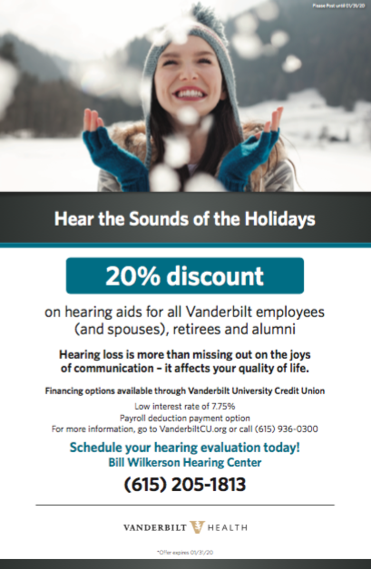 Hearing discount flyer
