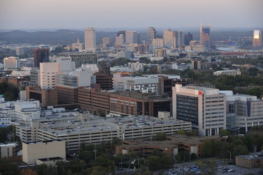 Campus aerials. (John Russell/Vanderbilt University)
