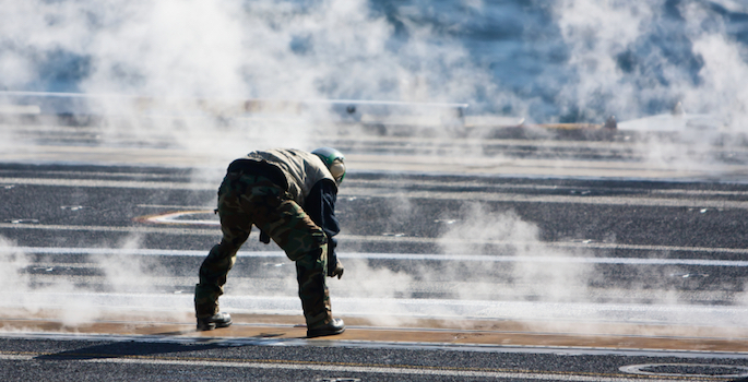 carrier deck crewman