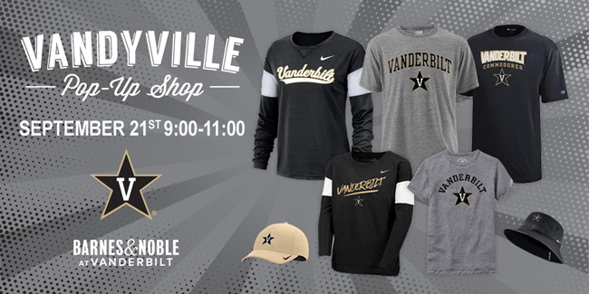 Barnes & Noble pop-up shop in Vandyville Sept. 21