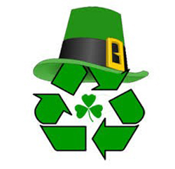 St. Patrick's Day recycling logo