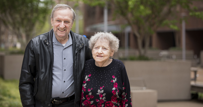Patsy Williams received her kidney from her brother, Barry Ford, 40 years ago at Vanderbilt University Medical Center.