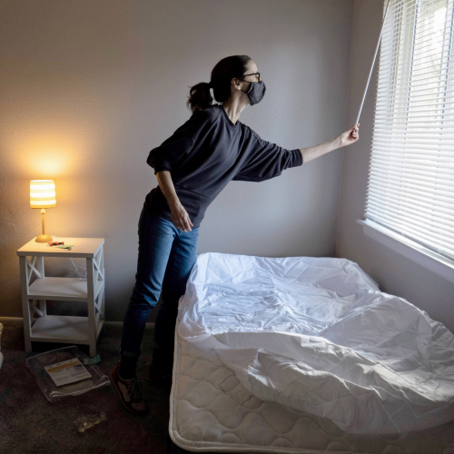 Staff of the English Language Center were matched with a family of five Afghan evacuees and helped set up a new home for them in Nashville.