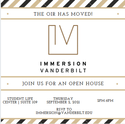 OIR Open House Sept. 2