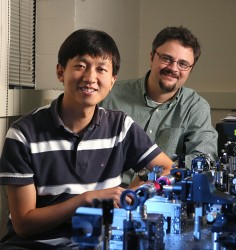 portrait with scientific instruments