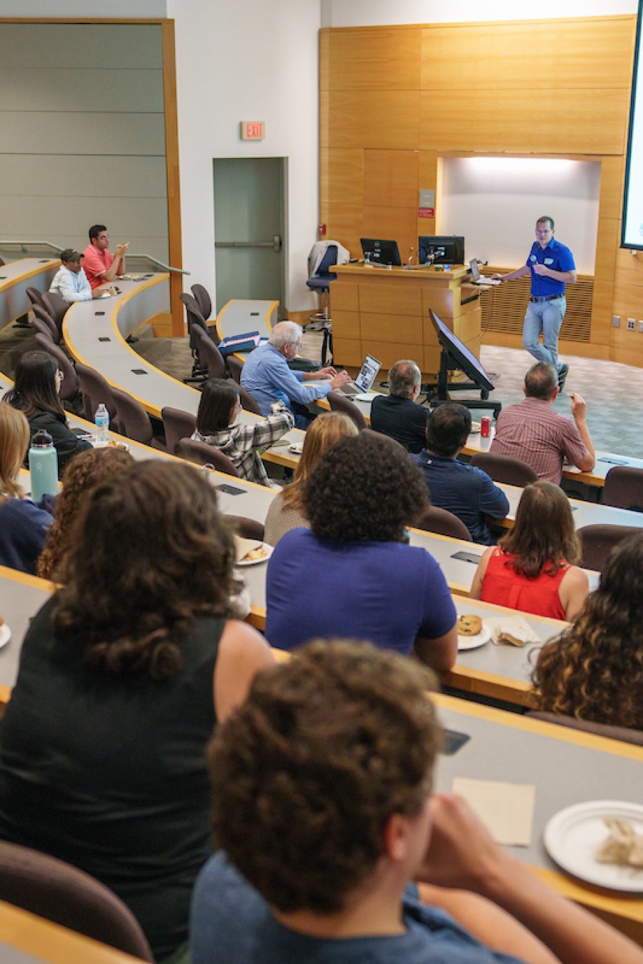 Students in lecture class