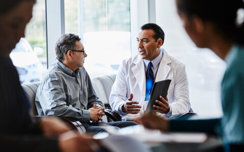 Doctor and patient in consult