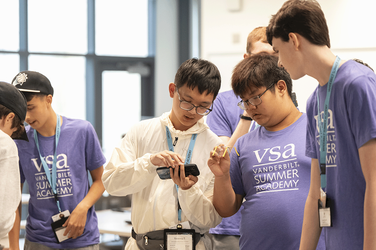 Vanderbilt Summer Academy students at Peabody College. (Vanderbilt University)