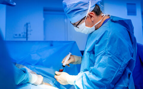 Bone marrow transplant surgical operation