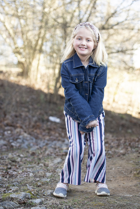 Tinsley Bellar practices her dance moves, an activity that would not have been possible just a few years ago.