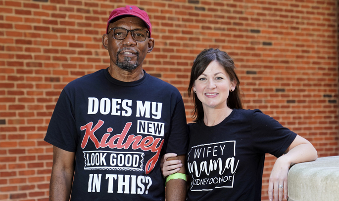 Transplant Pharmacy technician Sarah Osman donated a kidney to Nathan Horton, her former boss at a previous job.