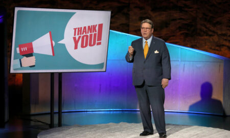 C. Wright Pinson, MBA, MD, thanked VUMC workers for their commitment and unrelenting effort during the pandemic.