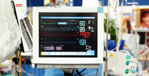 intensive care vital sign monitor
