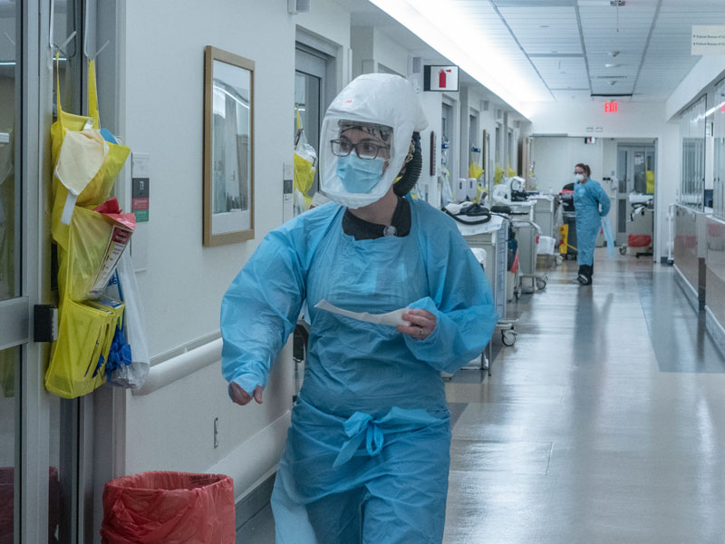 Vanderbilt Nurse in PPE