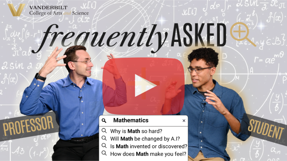 professor and student side by side in mid-conversation
