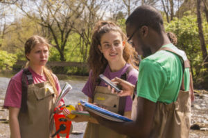 Dynamic Earth Class- Stream Samples at Richland Creek