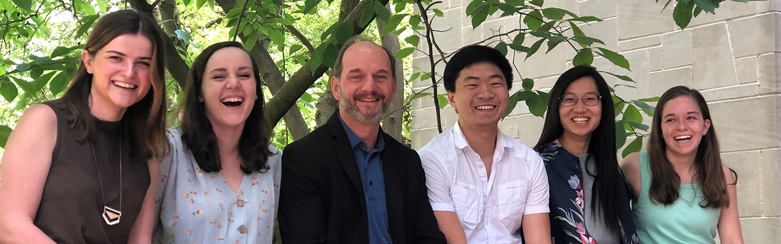 undergraduate Economics honors students with faculty member Mario Crucini