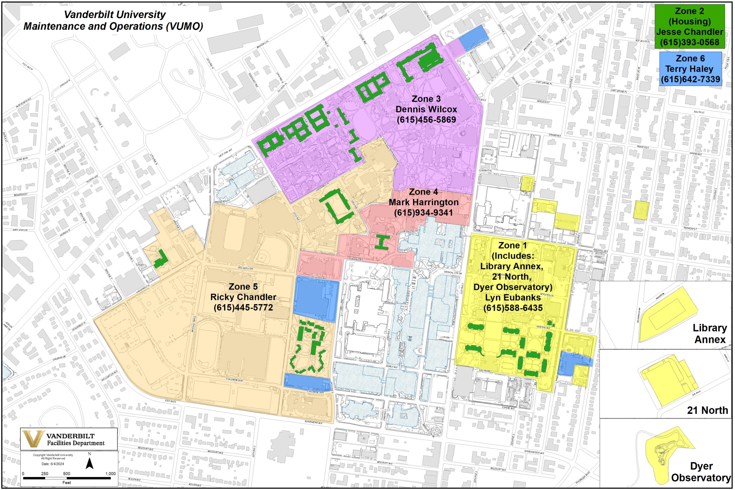Zone Maintenance Map