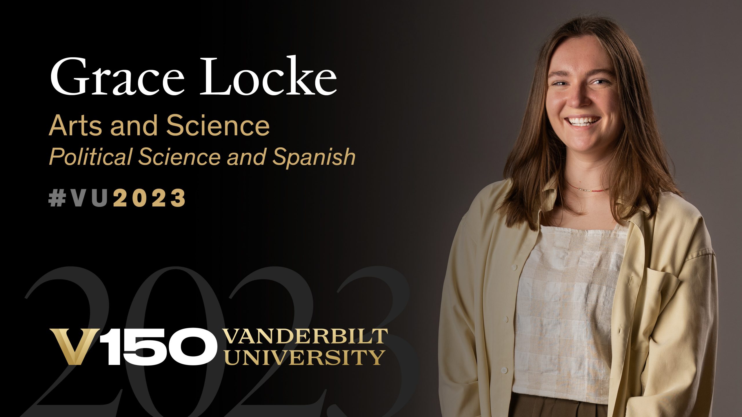 Class of 2023: Grace Locke aims to help immigrants with compassion and communication