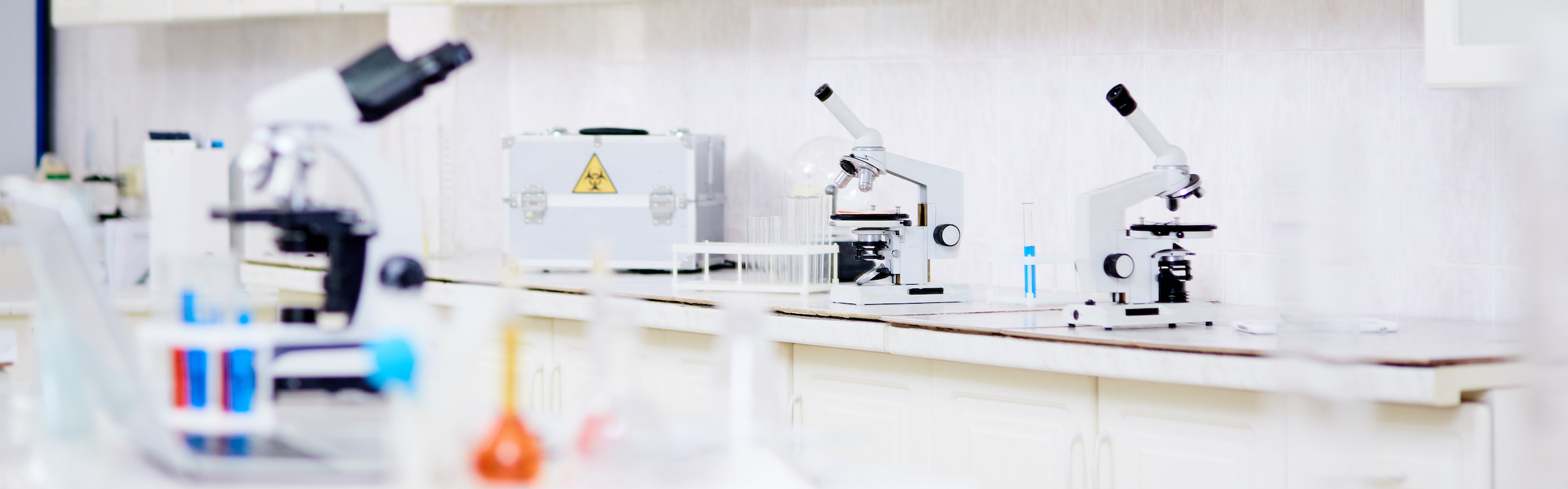 Modern equipment for scientific investigation in chemical laboratory