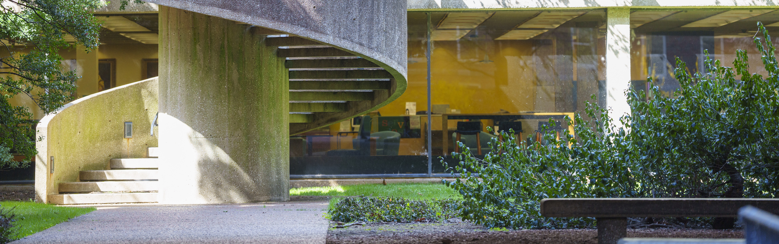 exterior shot of Stevenson Center
