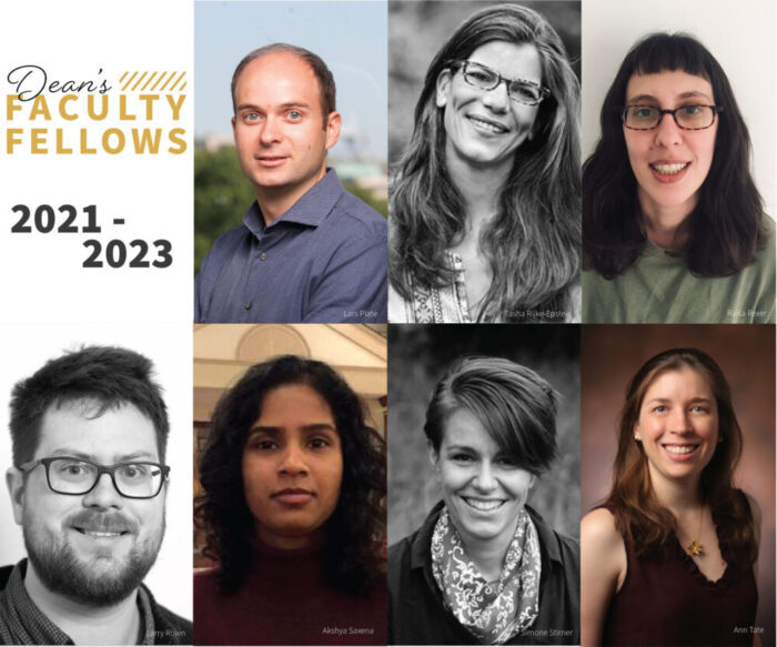 a photo grid showing portraits of the 2021 DFF recipients