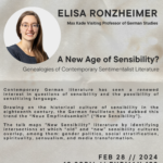 GREES Max Kade Lecture