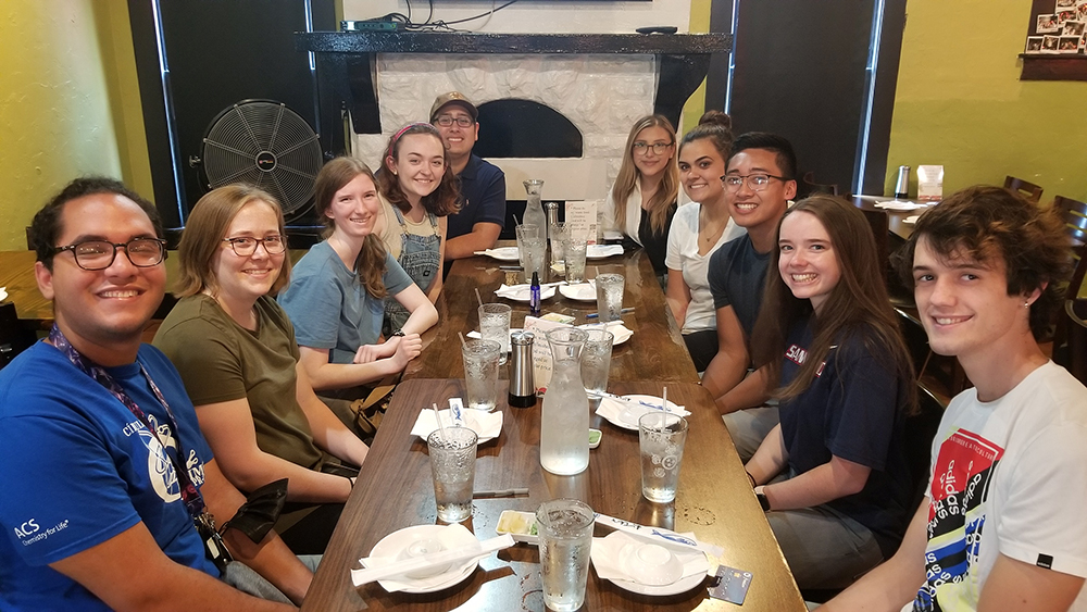 2021 REU Trainees Group Photograph