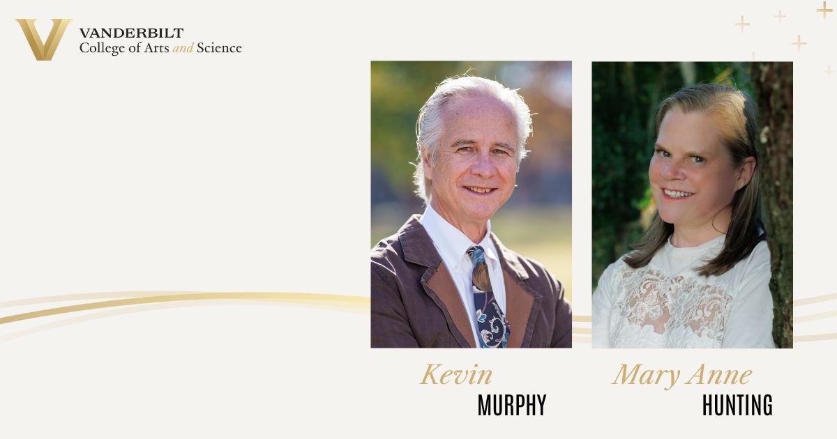 A photo of Kevin Murphy and Mary Anne Hunting.