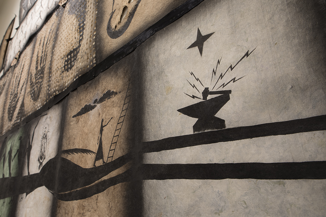 Visionary Aponte Exhibition installation