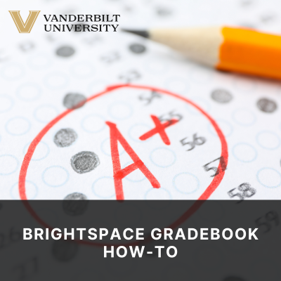 Brightspace Gradebook How-To