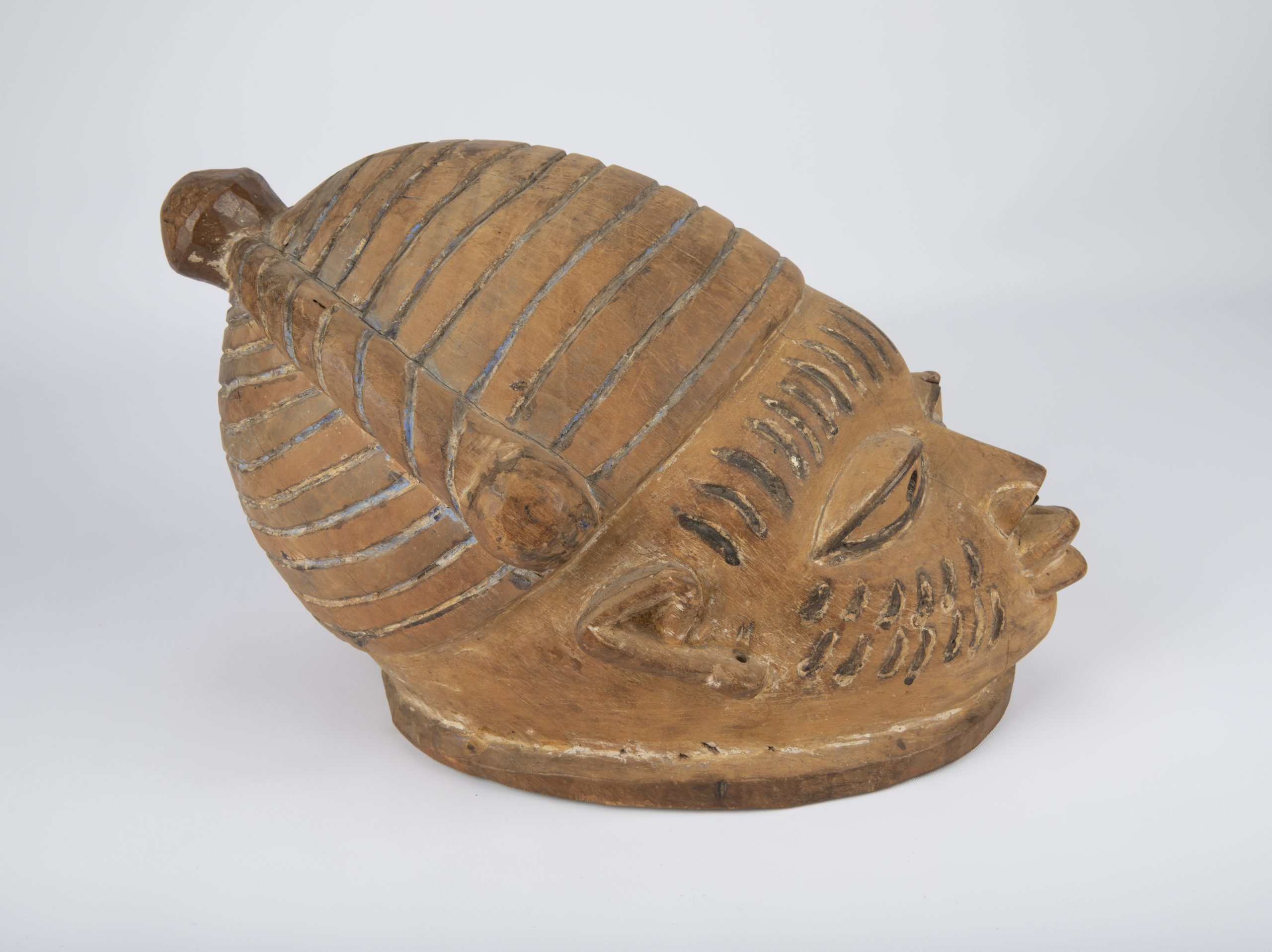 Helmet or Cap Mask of the Gelede Society in the Yoruba Tribe