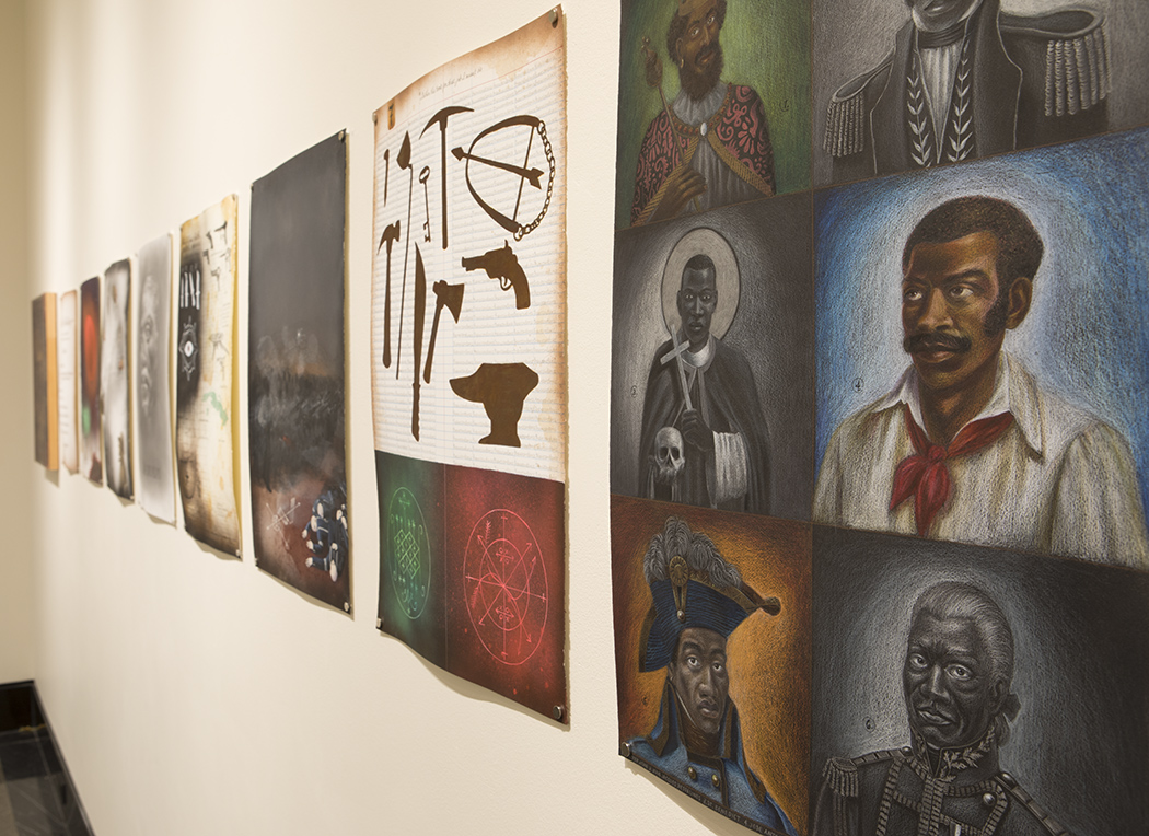 Visionary Aponte Exhibition installation